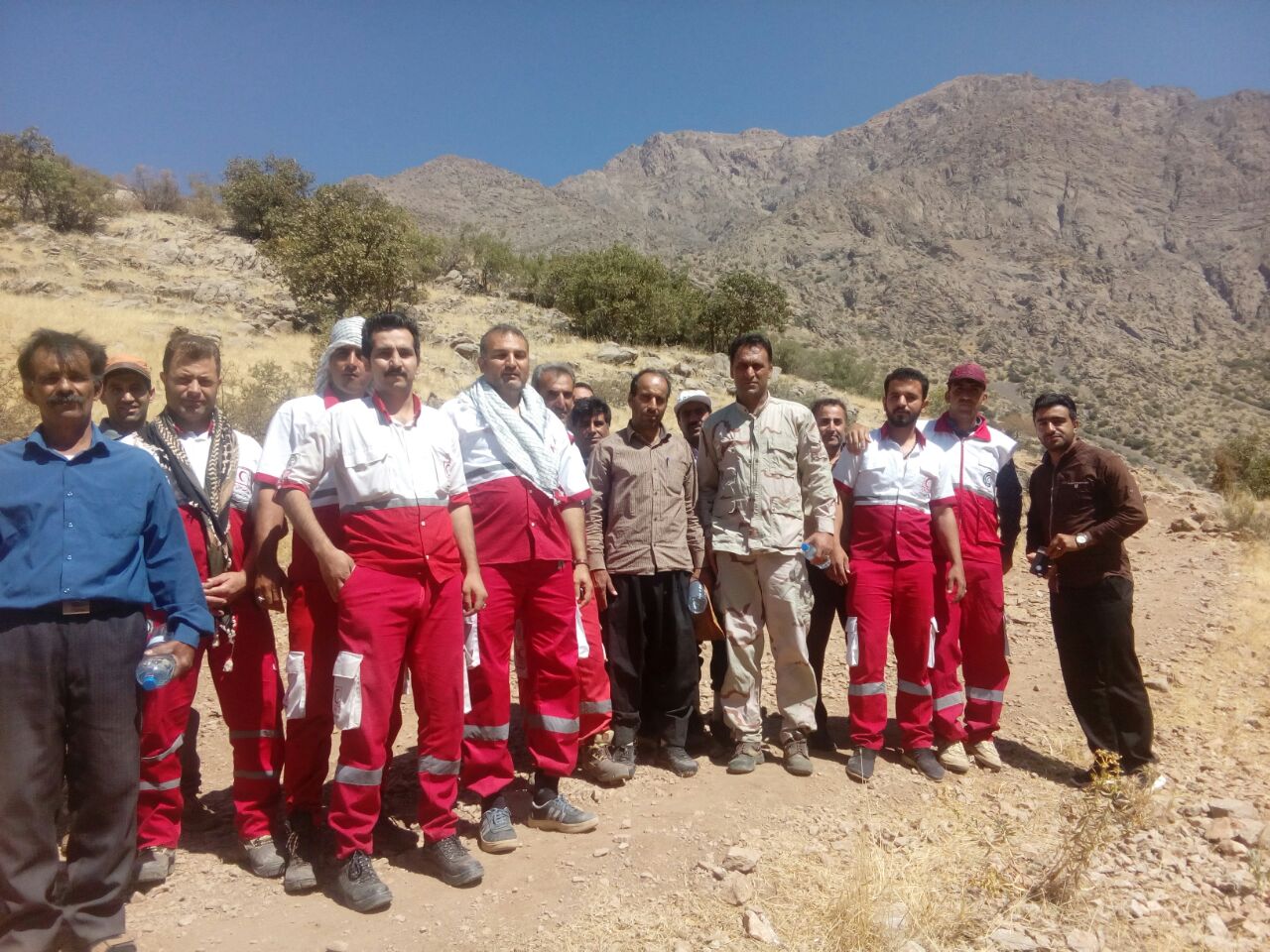 نجات دو کوهنورد در ارتفاعات گرین سلسله